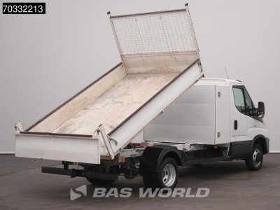 Iveco Daily 35C16 3.0L Kipper met Kist Dubbellucht 3,5t Trekhaak Airco Cruise Euro6 Tipper Benne Kieper Airco Trekhaak Cruise control foto 2