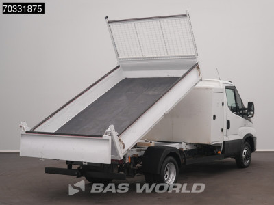Iveco Daily 35C16 3.0L Kipper met Kist Dubbellucht 3,5t Trekhaak Airco Cruise Euro6 Tipper Benne Kieper Airco Trekhaak Cruise control foto 2
