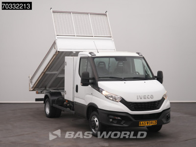 Iveco Daily 35C16 3.0L Kipper met Kist Dubbellucht 3,5t Trekhaak Airco Cruise Euro6 Tipper Benne Kieper Airco Trekhaak Cruise control foto 5