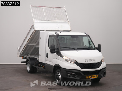 Iveco Daily 35C16 3.0L Kipper met Kist Dubbellucht 3,5t Trekhaak Airco Cruise Euro6 Tipper Benne Kieper Airco Trekhaak Cruise control foto 5