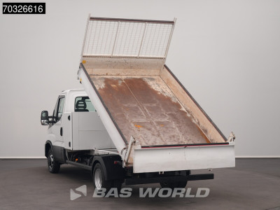 Iveco Daily 35C16 3.0L Kipper met Kist Dubbellucht 3,5t Trekhaak Airco Cruise Euro6 Tipper Benne Kieper Airco Trekhaak Cruise control 6