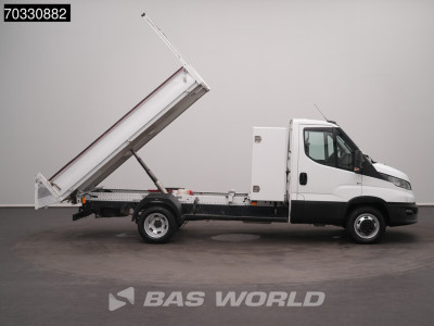 Iveco Daily 35C16 3.0L Kipper met Kist Dubbellucht 3,5t Trekhaak Airco Cruise Euro6 Tipper Benne Kieper Airco Trekhaak Cruise control 7