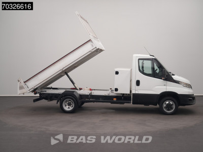 Iveco Daily 35C16 3.0L Kipper met Kist Dubbellucht 3,5t Trekhaak Airco Cruise Euro6 Tipper Benne Kieper Airco Trekhaak Cruise control 7