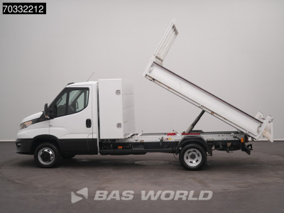 Iveco Daily 35C16 3.0L Kipper met Kist Dubbellucht 3,5t Trekhaak Airco Cruise Euro6 Tipper Benne Kieper Airco Trekhaak Cruise control foto 7