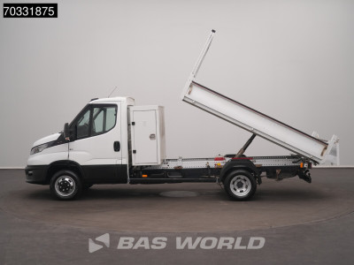 Iveco Daily 35C16 3.0L Kipper met Kist Dubbellucht 3,5t Trekhaak Airco Cruise Euro6 Tipper Benne Kieper Airco Trekhaak Cruise control foto 7