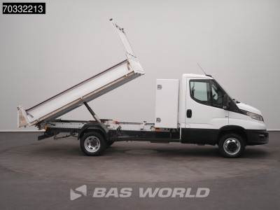 Iveco Daily 35C16 3.0L Kipper met Kist Dubbellucht 3,5t Trekhaak Airco Cruise Euro6 Tipper Benne Kieper Airco Trekhaak Cruise control foto 8