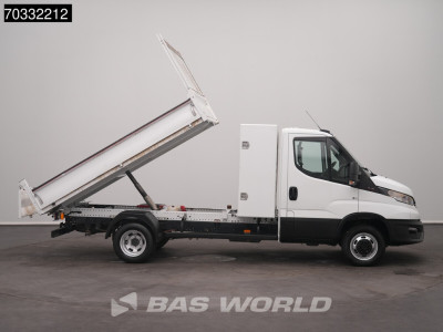 Iveco Daily 35C16 3.0L Kipper met Kist Dubbellucht 3,5t Trekhaak Airco Cruise Euro6 Tipper Benne Kieper Airco Trekhaak Cruise control foto 8
