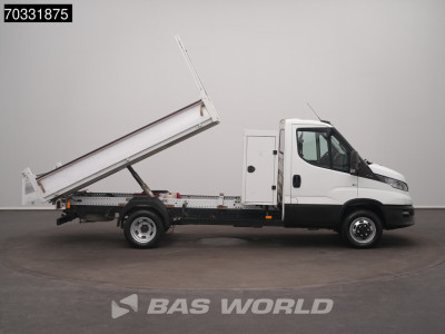 Iveco Daily 35C16 3.0L Kipper met Kist Dubbellucht 3,5t Trekhaak Airco Cruise Euro6 Tipper Benne Kieper Airco Trekhaak Cruise control foto 8