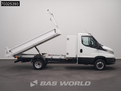 Iveco Daily 35C16 3.0L Kipper met Kist Dubbellucht 3,5t Trekhaak Navi Airco Cruise Camera Euro6 Tipper Benne Kieper Airco Trekhaak Cruise control foto 7