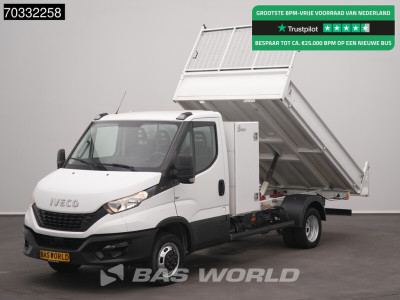 Iveco Daily 35C16 3.0L Kipper met Kist Dubbellucht Navi Airco Cruise Euro6 Tipper Benne Kieper Airco Cruise control