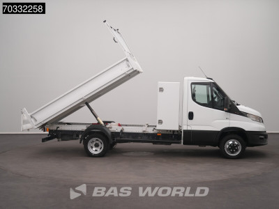 Iveco Daily 35C16 3.0L Kipper met Kist Dubbellucht Navi Airco Cruise Euro6 Tipper Benne Kieper Airco Cruise control foto 8