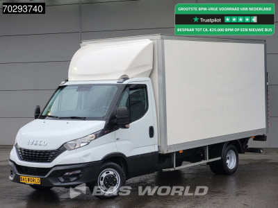 Iveco Daily 35C16 3.0L Laadklep 160PK Dubbellucht Bakwagen Airco Cruise Euro6 Meubelbak Koffer 20m3 Airco Cruise control