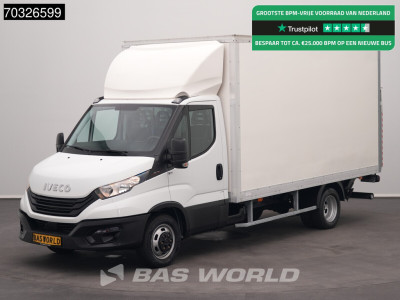 Iveco Daily 35C16 3.0L Laadklep Dubbellucht 160PK Bakwagen Airco Cruise Euro6 Meubelbak Koffer Airco Cruise control