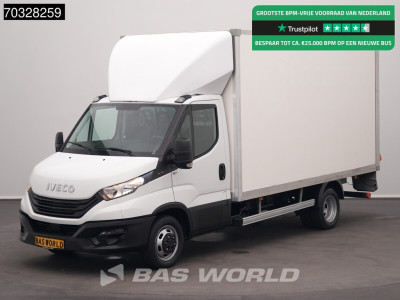 Iveco Daily 35C16 3.0L Laadklep Dubbellucht Bakwagen 160PK Meubelbak Airco Cruise Euro6 Meubelbak Koffer Airco Cruise control