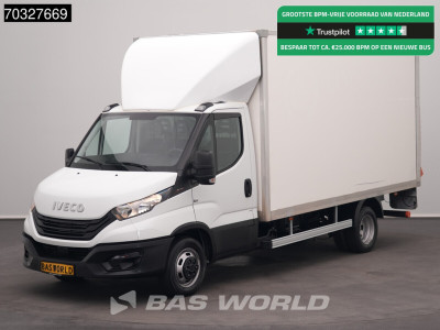 Iveco Daily 35C16 3.0L Laadklep Dubbellucht Bakwagen 160PK Meubelbak Airco Cruise Euro6 Meubelbak Koffer Airco Cruise control