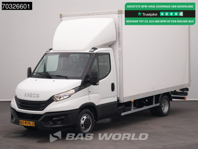 Iveco Daily 35C16 3.0L Laadklep Dubbellucht Bakwagen 160PK Meubelbak Airco Cruise Euro6 Meubelbak Koffer Airco Cruise control