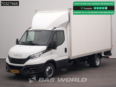 Iveco Daily 35C16 3.0L Laadklep Dubbellucht Bakwagen Airco Cruise Euro6 Meubelbak Koffer Airco Cruise control