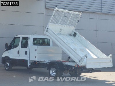 Iveco Daily 35C16 3.0L Open Laadbak met Kist Dubbel Cabine Dubbellucht 3,5t Trekhaak Navi Airco Cruise Camera Euro6 Pritsche Pickup Open Box 2m3 Airco Trekhaak Cruise control foto 2