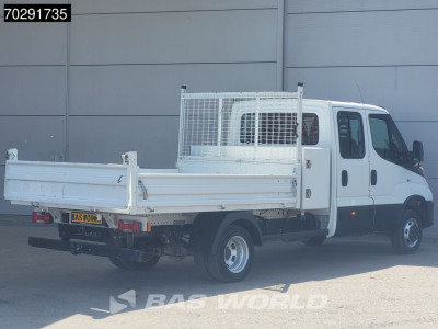 Iveco Daily 35C16 3.0L Open Laadbak met Kist Dubbel Cabine Dubbellucht 3,5t Trekhaak Navi Airco Cruise Camera Euro6 Pritsche Pickup Open Box 2m3 Airco Trekhaak Cruise control foto 5