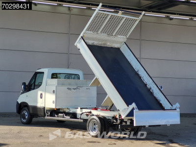 Iveco Daily 35C16 Automaat Kipper met Kist Dubbellucht 3,5t Trekhaak Airco Cruise Euro6 Tipper Benne Kieper Airco Trekhaak Cruise control foto 2