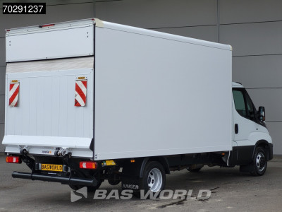 Iveco Daily 35C16 Laadklep Automaat Dubbellucht Bakwagen Airco Camera Euro6 Meubelbak Koffer 19m3 Airco foto 6