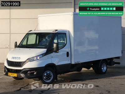 Iveco Daily 35C16 Laadklep Bakwagen Dubbellucht Airco 3,5t Trekgewicht Euro6 Meubelbak Koffer 19m3 Airco