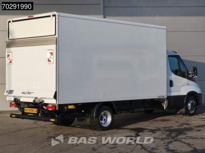 Iveco Daily 35C16 Laadklep Bakwagen Dubbellucht Airco 3,5t Trekgewicht Euro6 Meubelbak Koffer 19m3 Airco foto 6