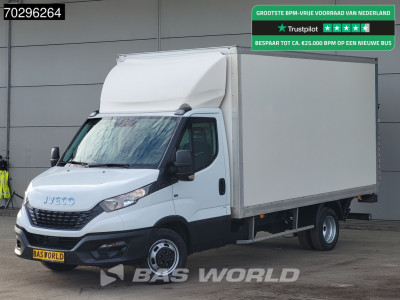 Iveco Daily 35C16 Laadklep Dubbellucht 160PK Bakwagen Airco Cruise Euro6 Meubelbak Koffer Airco Cruise control