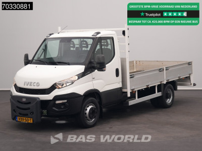 Iveco Daily 35C17 3.0L Dubbellucht Open Laadbak 3,5t Trekhaak Airco Cruise Camera Euro6 Pritsche Pickup Open Box Airco Trekhaak Cruise control