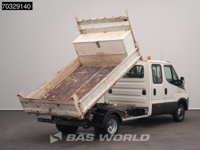 Iveco Daily 35C17 3.0L Kipper Dubbel Cabine Dubbellucht 3,5t Trekhaak Cruise Euro6 Tipper Benne Kieper Trekhaak Cruise control 2