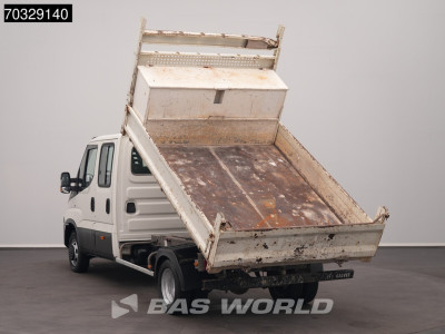 Iveco Daily 35C17 3.0L Kipper Dubbel Cabine Dubbellucht 3,5t Trekhaak Cruise Euro6 Tipper Benne Kieper Trekhaak Cruise control 6