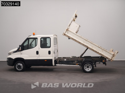 Iveco Daily 35C17 3.0L Kipper Dubbel Cabine Dubbellucht 3,5t Trekhaak Cruise Euro6 Tipper Benne Kieper Trekhaak Cruise control 7