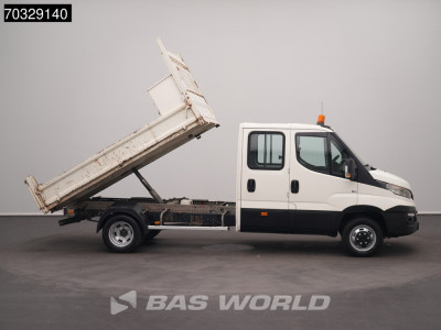 Iveco Daily 35C17 3.0L Kipper Dubbel Cabine Dubbellucht 3,5t Trekhaak Cruise Euro6 Tipper Benne Kieper Trekhaak Cruise control 8