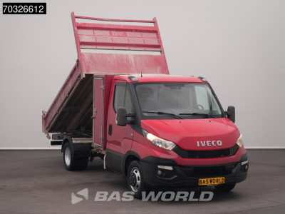 Iveco Daily 35C17 3.0L Kipper met Kist Dubbellucht Airco Cruise 3,5t Trekgewicht Euro6 Tipper Benne Kieper Airco Cruise control 5