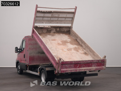 Iveco Daily 35C17 3.0L Kipper met Kist Dubbellucht Airco Cruise 3,5t Trekgewicht Euro6 Tipper Benne Kieper Airco Cruise control 6