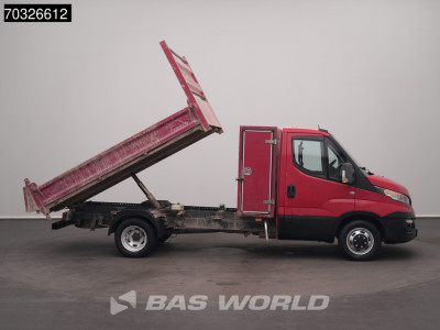 Iveco Daily 35C17 3.0L Kipper met Kist Dubbellucht Airco Cruise 3,5t Trekgewicht Euro6 Tipper Benne Kieper Airco Cruise control 8
