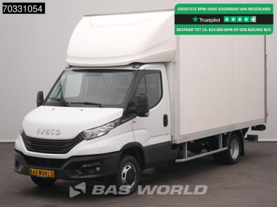 Iveco Daily 35C18 3.0L Automaat 180PK Laadklep Zijdeur Dubbellucht Bakwagen Airco Cruise Camera DHollandia Euro6 Meubelbak Koffer Mobelkoffer LBW Tail Lift Airco Cruise control