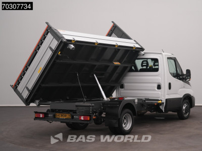 Iveco Daily 35C18 3.0L Automaat Driezijdige Kipper 180PK Dubbellucht 3,5t Trekgewicht ACC LED Camera CarPlay Euro6 Tipper Benne Kieper Airco 2