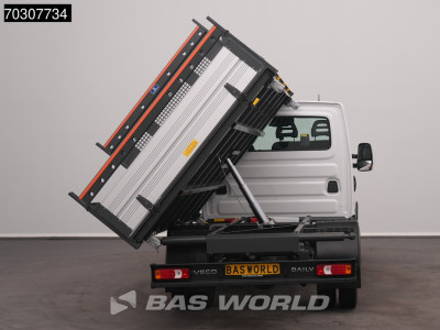 Iveco Daily 35C18 3.0L Automaat Driezijdige Kipper 180PK Dubbellucht 3,5t Trekgewicht ACC LED Camera CarPlay Euro6 Tipper Benne Kieper Airco 8