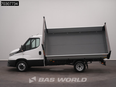 Iveco Daily 35C18 3.0L Automaat Driezijdige Kipper 180PK Dubbellucht 3,5t Trekgewicht ACC LED Camera CarPlay Euro6 Tipper Benne Kieper Airco 9