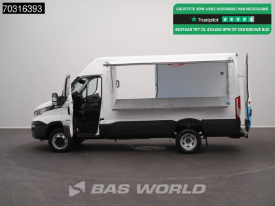 Iveco Daily 35C18 3.0L Automaat Foodtruck L2H2 3,5t Trekhaak Airco Cruise Camera Euro6 L2 Verkoopwagen Marktwagen Airco Trekhaak Cruise control