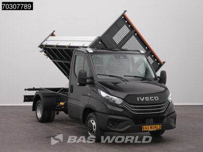 Iveco Daily 35C18 3.0L Driezijdige Kipper 180PK ACC LED Airco Camera CarPlay Stoelverwarming Parkeersensoren 3,5t Trekgewicht Euro6 Tipper Benne Kieper Airco foto 6