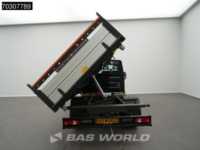 Iveco Daily 35C18 3.0L Driezijdige Kipper 180PK ACC LED Airco Camera CarPlay Stoelverwarming Parkeersensoren 3,5t Trekgewicht Euro6 Tipper Benne Kieper Airco foto 8