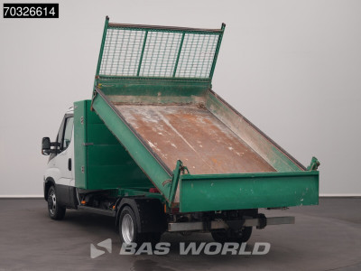 Iveco Daily 35C18 3.0L Kipper met Kist Dubbellucht 3,5t Trekhaak Navi Airco Cruise Camera Euro6 Tipper Benne Kieper Airco Trekhaak Cruise control 6