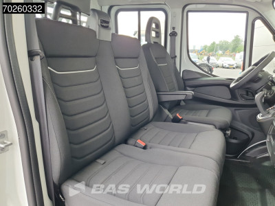 Iveco Daily 35C21 3-Zijdige Kipper Dubbel Cabine 210PK 3.0L Dubbellucht 3,5t Trekhaak ACC Airco LED Camera CarPlay Euro6 Tipper Benne Kieper Dreiseitenkipper 2m3 Airco foto 13