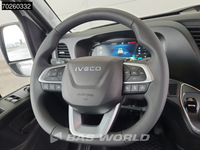 Iveco Daily 35C21 3-Zijdige Kipper Dubbel Cabine 210PK 3.0L Dubbellucht 3,5t Trekhaak ACC Airco LED Camera CarPlay Euro6 Tipper Benne Kieper Dreiseitenkipper 2m3 Airco foto 19