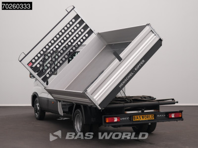 Iveco Daily 35C21 3-Zijdige Kipper Dubbel Cabine 210PK 3.0L Dubbellucht 3,5t Trekhaak ACC Airco LED Camera CarPlay Euro6 Tipper Benne Kieper Dreiseitenkipper 2m3 Airco foto 6