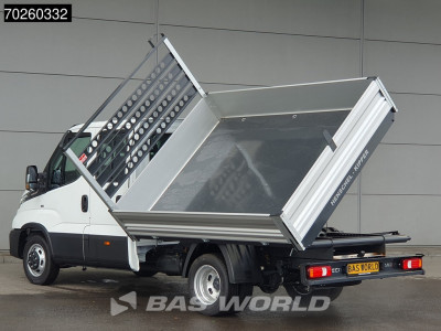 Iveco Daily 35C21 3-Zijdige Kipper Dubbel Cabine 210PK 3.0L Dubbellucht 3,5t Trekhaak ACC Airco LED Camera CarPlay Euro6 Tipper Benne Kieper Dreiseitenkipper 2m3 Airco foto 7