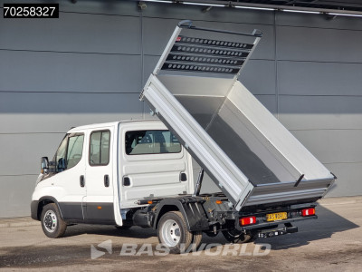 Iveco Daily 35C21 3-Zijdige Kipper Dubbel Cabine 210PK 3.0L Dubbellucht 3,5t Trekhaak ACC Airco LED Camera CarPlay Euro6 Tipper Benne Kieper Dreiseitenkipper 2m3 Airco Trekhaak foto 3