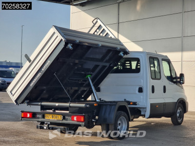 Iveco Daily 35C21 3-Zijdige Kipper Dubbel Cabine 210PK 3.0L Dubbellucht 3,5t Trekhaak ACC Airco LED Camera CarPlay Euro6 Tipper Benne Kieper Dreiseitenkipper 2m3 Airco Trekhaak foto 7